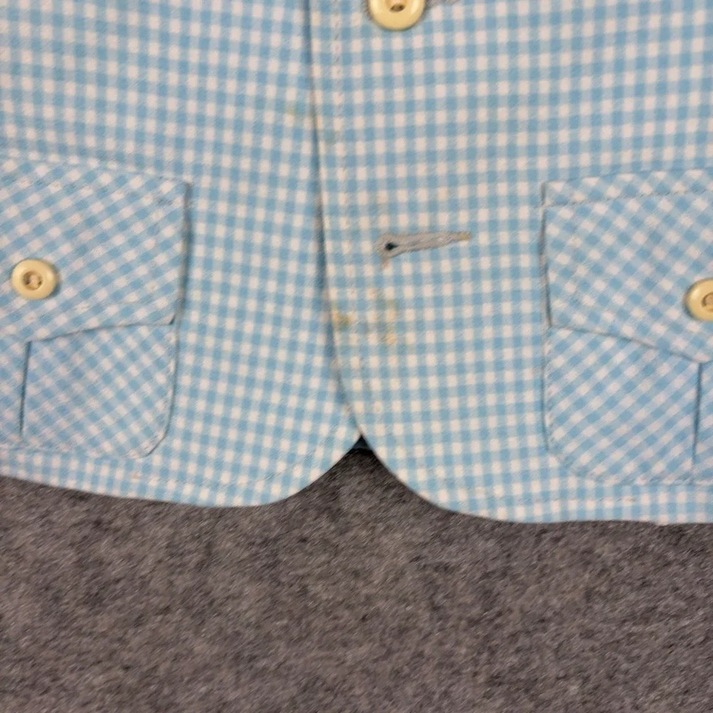 Good Lad Sportswear Blazer Boys Size 2T Blue Gingham Vintage Check Jacket‎